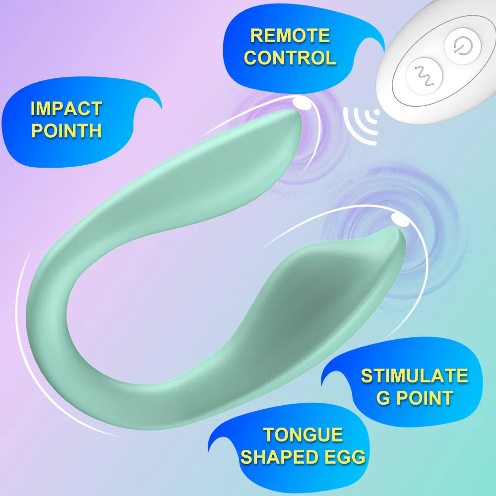 Wireless U-Shape Couple Vibrator | U-Shape Couple Vibrator |Lust Pulse